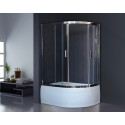 Душевой уголок Royal Bath RB 8120BK-T-CH L, с поддоном