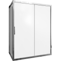 Душевой уголок STWORKI Эстерсунд DE019R80160200 160x80 см профиль хром глянец, стекло матовое