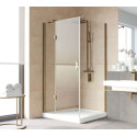 Душевой уголок Vegas Glass AFP-Fis Lux 120*90 05 01 L профиль бронза, стекло прозрачное