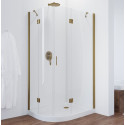 Душевой уголок Vegas Glass AFS-F 100*80 05 01 R профиль бронза, стекло прозрачное