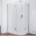 Душевой уголок Vegas Glass AFS-F 110*100 08 01 L профиль глянцевый хром, стекло прозрачное