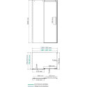 Душевой уголок Wasserkraft Dinkel 58R32 130x80 см