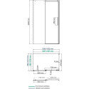 Душевой уголок Wasserkraft Dinkel 58R37 140x100 см
