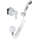 Гигиенический душ Elghansa Roundline 34R0583-White (Set-51) со смесителем, С ВНУТРЕННЕЙ ЧАСТЬЮ