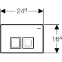 Кнопка смыва Geberit Delta 50 115.135.21.1 хром