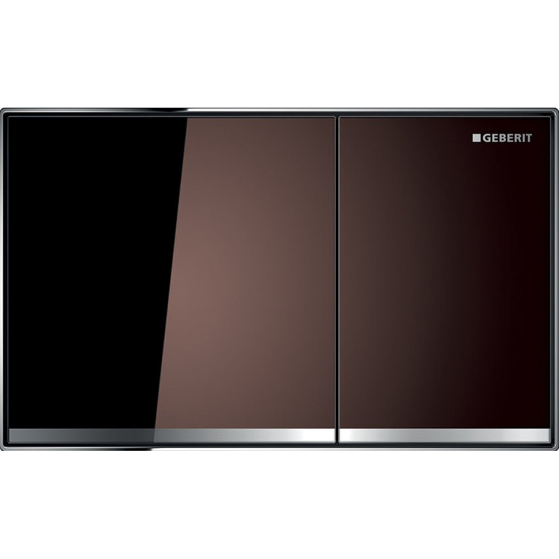 Кнопка смыва Geberit Sigma 60 115.640.SQ.1 коричневое стекло