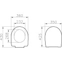 Комплект VitrA Arkitekt 9005B003-7211 кнопка хром