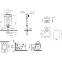 Комплект VitrA S50 9003b003-7200 4 в 1 с микролифтом