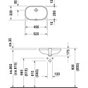 Комплект  Смеситель Hansgrohe Logis 71090000 для раковины + Рукомойник Duravit D-Code 0338490000 встраиваемый