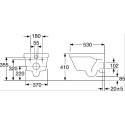 Комплект  Унитаз подвесной Gustavsberg Hygienic Flush WWC 5G84HR01 безободковый + Мебель для ванной STWORKI Стокгольм 80