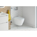 Комплект  Унитаз подвесной STWORKI Merlingen MWH55 + Система инсталляции для унитазов Geberit Duofix 458.133.21.1 с кнопкой смыва + Шумоизоляционная п