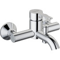 Комплект Душевой уголок STWORKI Эстерсунд DE019R80120200 120x80 см профиль хром матовый + поддон, душевая стойка и смеситель