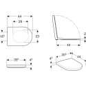 Комплект Инсталляция Geberit Duofix Sigma 12 Plattenbau с кнопкой смыва + Унитаз Geberit iCon безободковый
