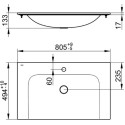 Мебельная раковина Keuco Plan 32960318001