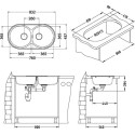 Мойка кухонная Alveus Form 50