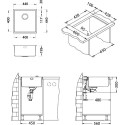 Мойка кухонная Alveus Kombino 30 1118877