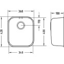 Мойка кухонная Alveus Variant 40 1009013