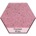 Мойка кухонная AquaGranitEx M-17к розовая