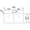 Мойка кухонная Blanco Claron 400/400-IF