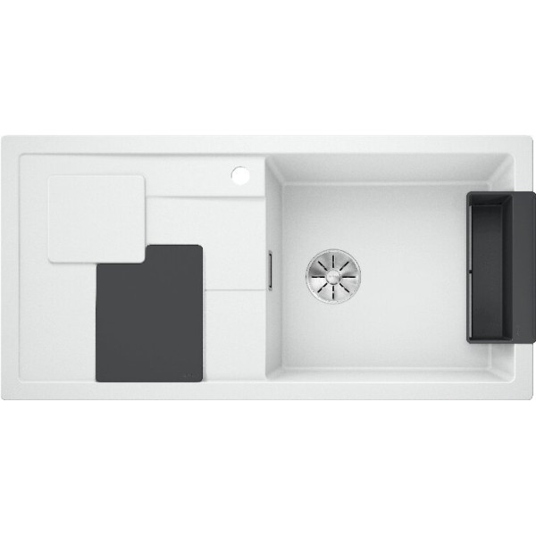 Мойка кухонная Blanco Sity XL 6 S белая, аксессуары лава