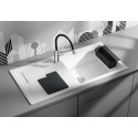 Мойка кухонная Blanco Sity XL 6 S белая, аксессуары лава