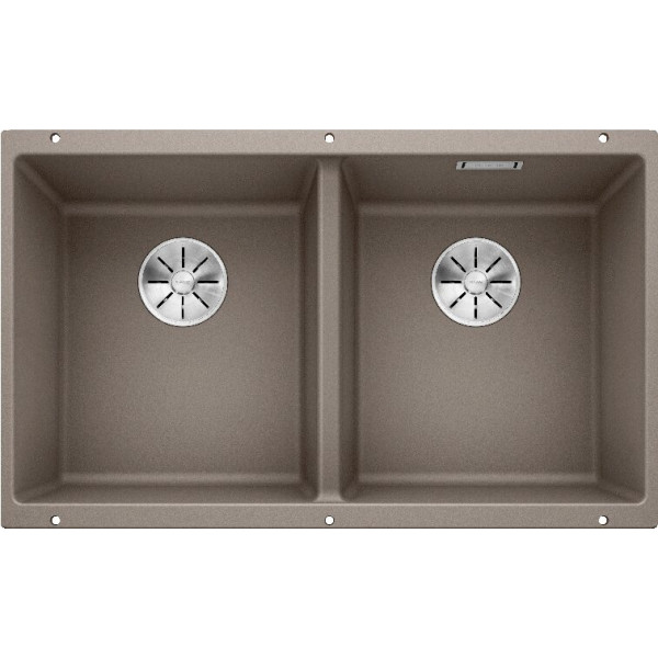 Мойка кухонная Blanco Subline 350/350-U серый беж