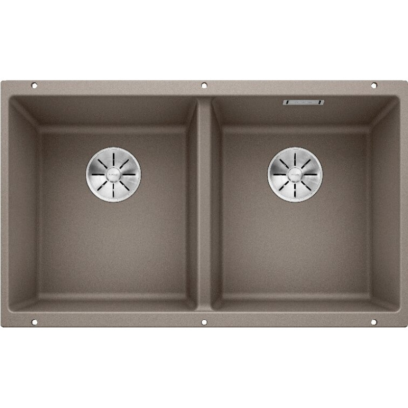 Мойка кухонная Blanco Subline 350/350-U серый беж