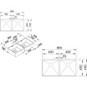 Мойка кухонная Blanco Zerox 400/400-U