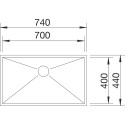 Мойка кухонная Blanco Zerox 700-IF