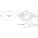 Мойка кухонная DIWO Воронеж GWS-14K черная