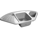 Мойка кухонная GranFest Corner C-1040 E серый
