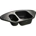 Мойка кухонная GranFest Corner C-960 E черная