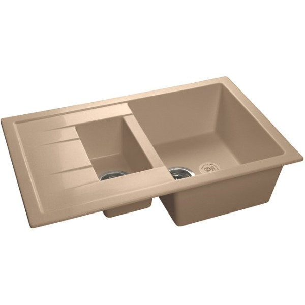 Мойка кухонная GranFest Quadro GF-Q775KL топаз