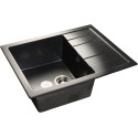 Мойка кухонная GranFest Quadro GR-Q650L черный