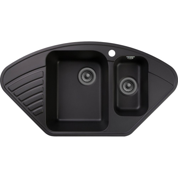 Мойка кухонная GranFest Quarz Z 14 черная