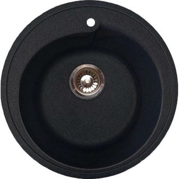 Мойка кухонная GranFest Rondo GF-R450 черный