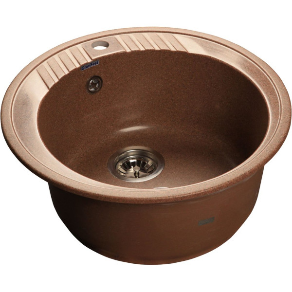 Мойка кухонная GranFest Rondo GF-R520 терракот