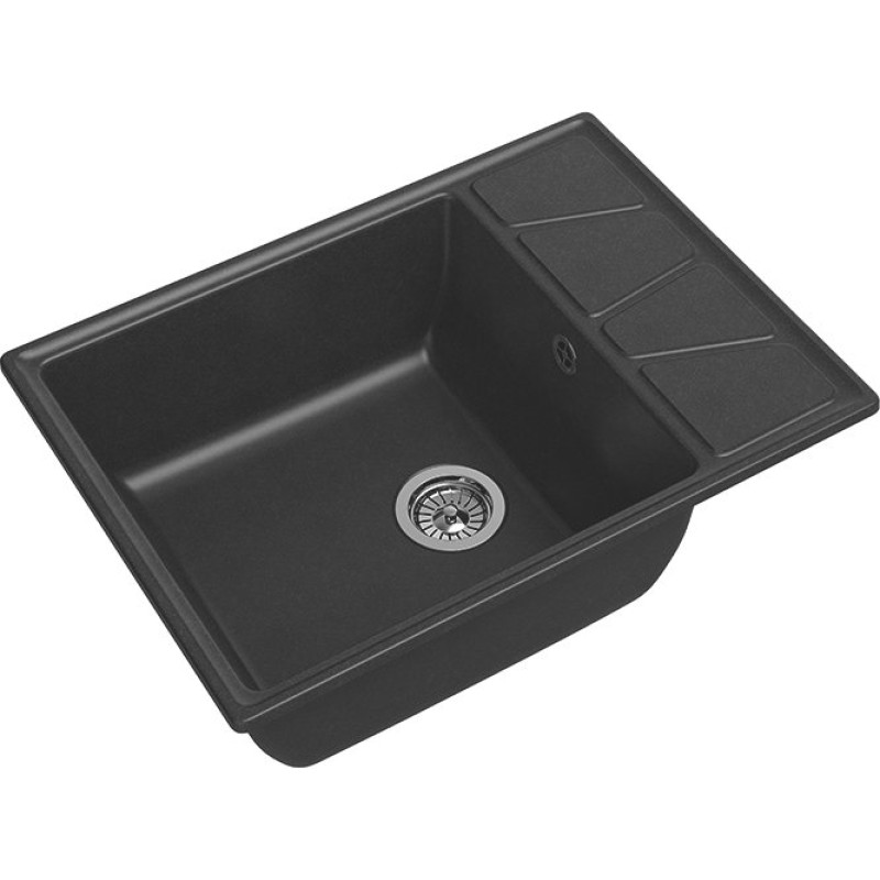 Мойка кухонная GranFest Vertex GF-V-680L графит