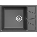 Мойка кухонная GranFest Vertex GF-V-680L графит