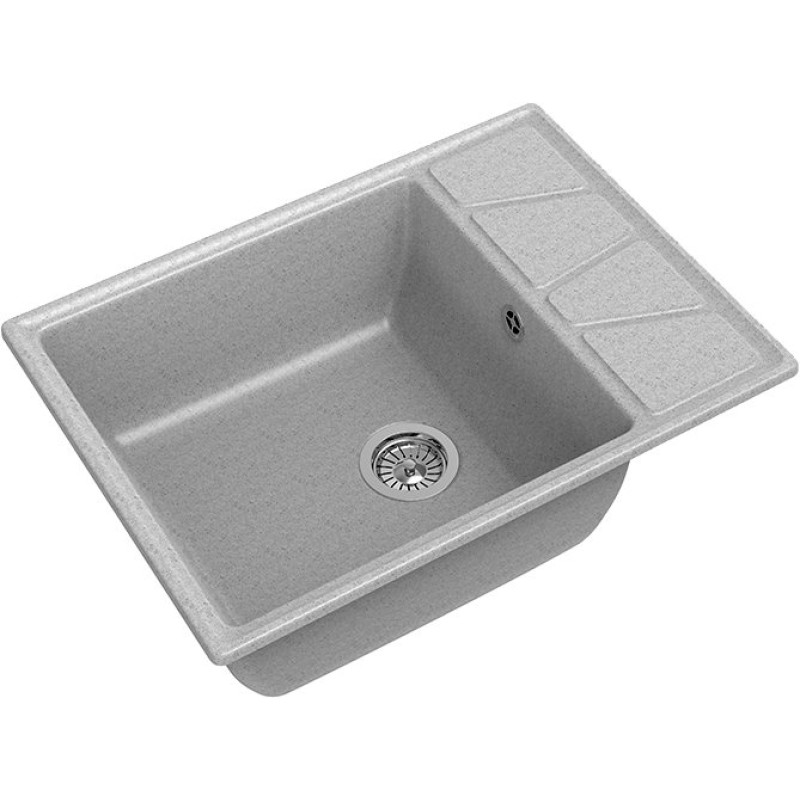 Мойка кухонная GranFest Vertex GF-V-680L серая