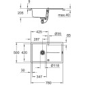 Мойка кухонная Grohe K400 31639AT0