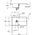 Мойка кухонная Grohe K400 31640AP0