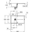 Мойка кухонная Grohe K400 31640AT0