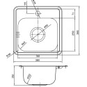 Мойка кухонная IDDIS Strit STR38P0i77