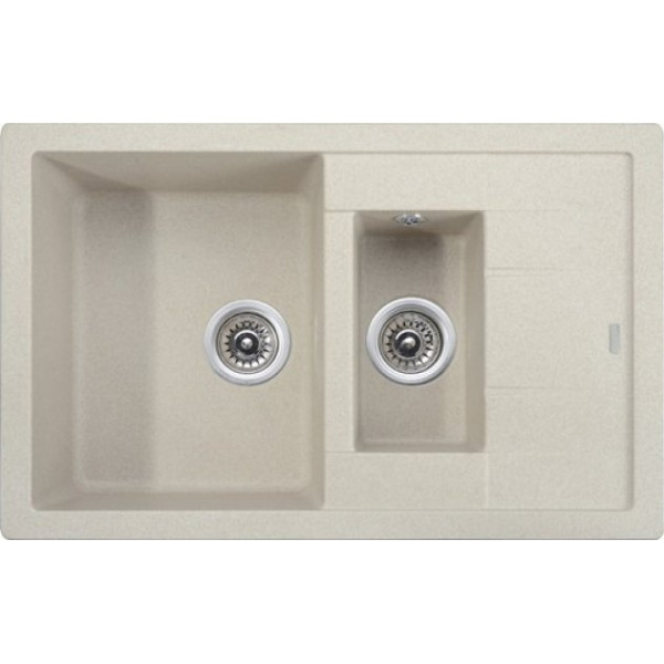 Мойка кухонная Kaiser KG2M-7850-SB песочный мрамор