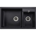 Мойка кухонная Kaiser KG2M-8050-BP черный мрамор