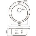 Мойка кухонная Omoikiri Asida 51
