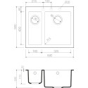 Мойка кухонная Omoikiri Bosen 59-2 BE ваниль