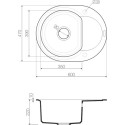 Мойка кухонная Omoikiri Sakaime 60E-PL платина