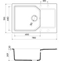 Мойка кухонная Omoikiri Yonaka 78-LB-DC темный шоколад